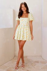 Picnic Dreams Mini Dress Orange