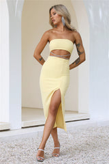 Diamant�� Dreams Midi Dress Yellow
