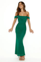 Your Brilliance Mesh Maxi Dress Green