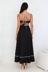 Island Dreamer Maxi Dress Black