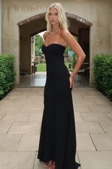 Jesson Strapless Maxi Dress - Black