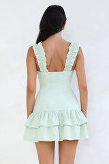Your Wildflower Mini Dress Sage
