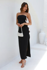 RUNAWAY Lilia Maxi Dress Black