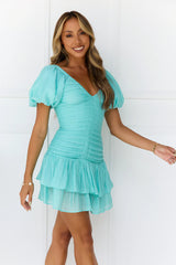 Suddenly Famous Mini Dress Mint