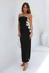 RUNAWAY Lilia Maxi Dress Black
