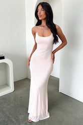 Nalani Embellished Maxi Dress - Baby Pink
