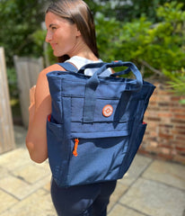 Brakeburn Navy Tote Backpack