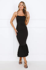 Prestigious Events Midi Dress Black