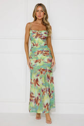 Lush Affair Maxi Dress Green