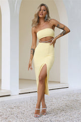 Diamant�� Dreams Midi Dress Yellow