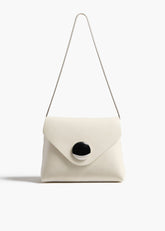 Bobbi Bag in Cream Crackle Patent Leather FRONT VIEW