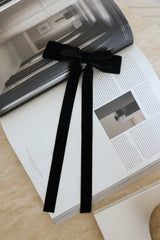Extravagant Bow Hair Clip Black