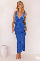 Sands of Summer Midi Dress Blue