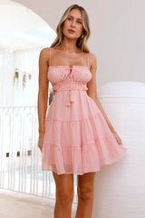 Beachside Dreaming Mini Dress Pink
