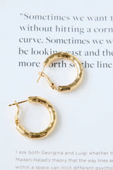 Through My Eyes Earrings Gold