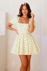 Picnic Dreams Mini Dress Orange