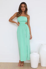 Sale-Dress Girls On Vacay Dress Green
