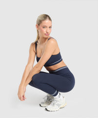 Gymshark Contrast Seamless Leggings - Heavy Blue