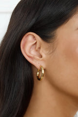 Through My Eyes Earrings Gold