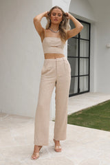 Summer Out Crop Top Oat