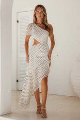 Sale-Dress Paradise Found Maxi Dress Cream