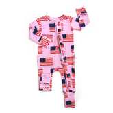 Betty Pink Flag RUFFLE ZIP - Gigi and Max