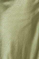 Mood For Luxe Satin Maxi Dress Green