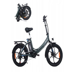 Bicicleta Eléctrica ONESPORT OT16 | 350W 720WH 52KM de Autonomía | Gris