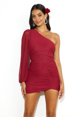 Not History Dress Maroon