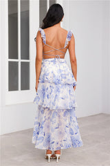 Refreshing Oasis Maxi Dress Blue