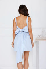 Daydreaming In Paris Mini Dress Blue