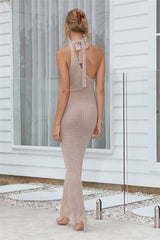 Perfectly Perfect Maxi Dress Beige