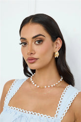 18k Gold Plated Cleo Earrings Gold