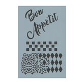 Bon Appetit Stencil