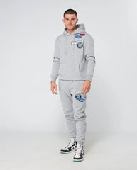 Mercier OG Badge Hoodie Grey