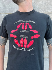 80s Black Single Stitch T-shirt, Cha Cha Cha