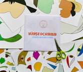 Kübist Portreler Kolaj Çalışması Zarfı