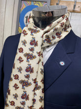 Knightsbridge Silk Paisley Scarf - Ivory Burg