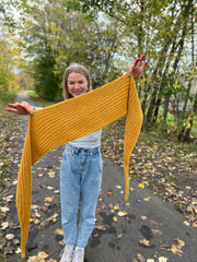 Rhompe shawl - Opskrift