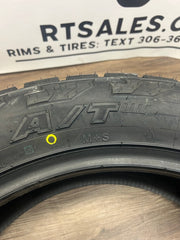 255/55/20 Toyo AT3 All Weather