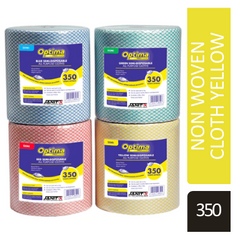 Ramon Hygiene Optima All Purpose, Non Woven Cloth Roll 350 Sheet {Yellow}