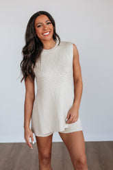 Junia Knit Two-Piece Set - Natural