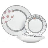 Serviciu de masa, 18 piese, Opal, Maison Florine, Hearts