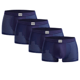 BOXR | Bambus Boxer 4er-Pack Blau