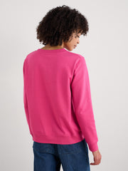 Seasalt Mappa Brushed Cotton Sweatshirt - Tulip