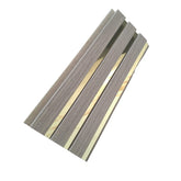 Panou Riflaj Decorativ Mdf, Night Oak & Auriu