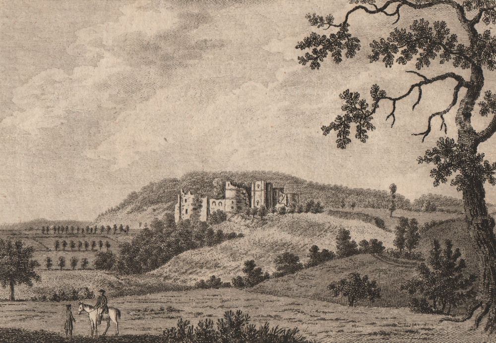 GOODRICH CASTLE. 'Godrich Castle, Herefordshire'. GROSE 1776 old antique print