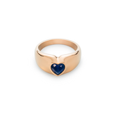 Bold Heart Ring Roségold
