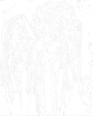 Malen nach Zahlen - DER WEIHNACHTSENGEL II