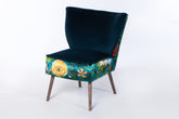 Phoebe Chair - Vintage Royal and Passiflora Kingfisher